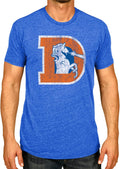 Denver Broncos Modern Throwback T-Shirt - Retro Look, Soft Fit
