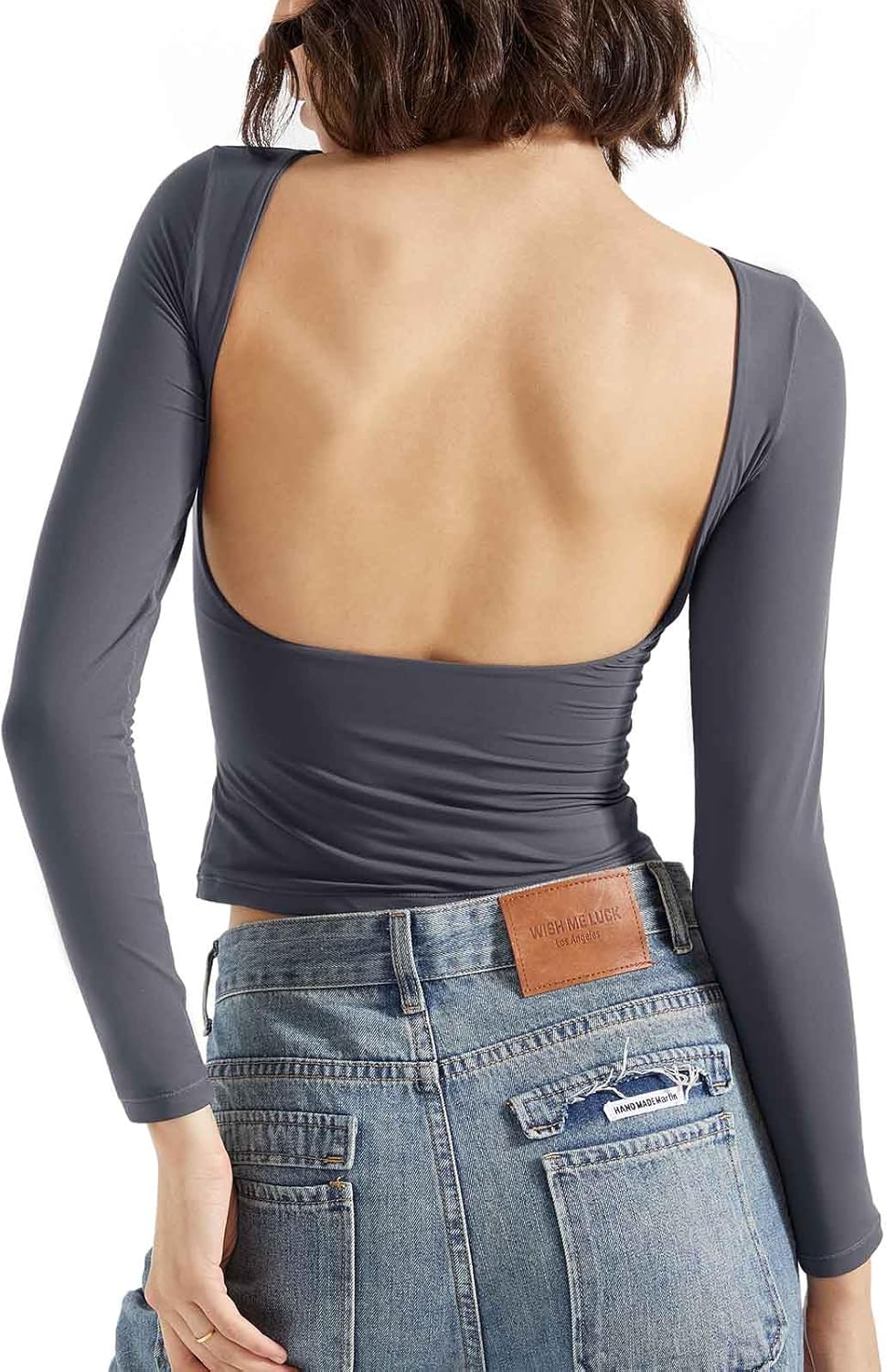 SUUKSESS Women Backless Going Out Tops for Trendy Style