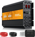 3000W Power Inverter with LCD and Remote - 12V DC to 120V AC