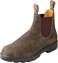 Classic Chelsea Boots - Rustic Brown Water-Resistant Leather