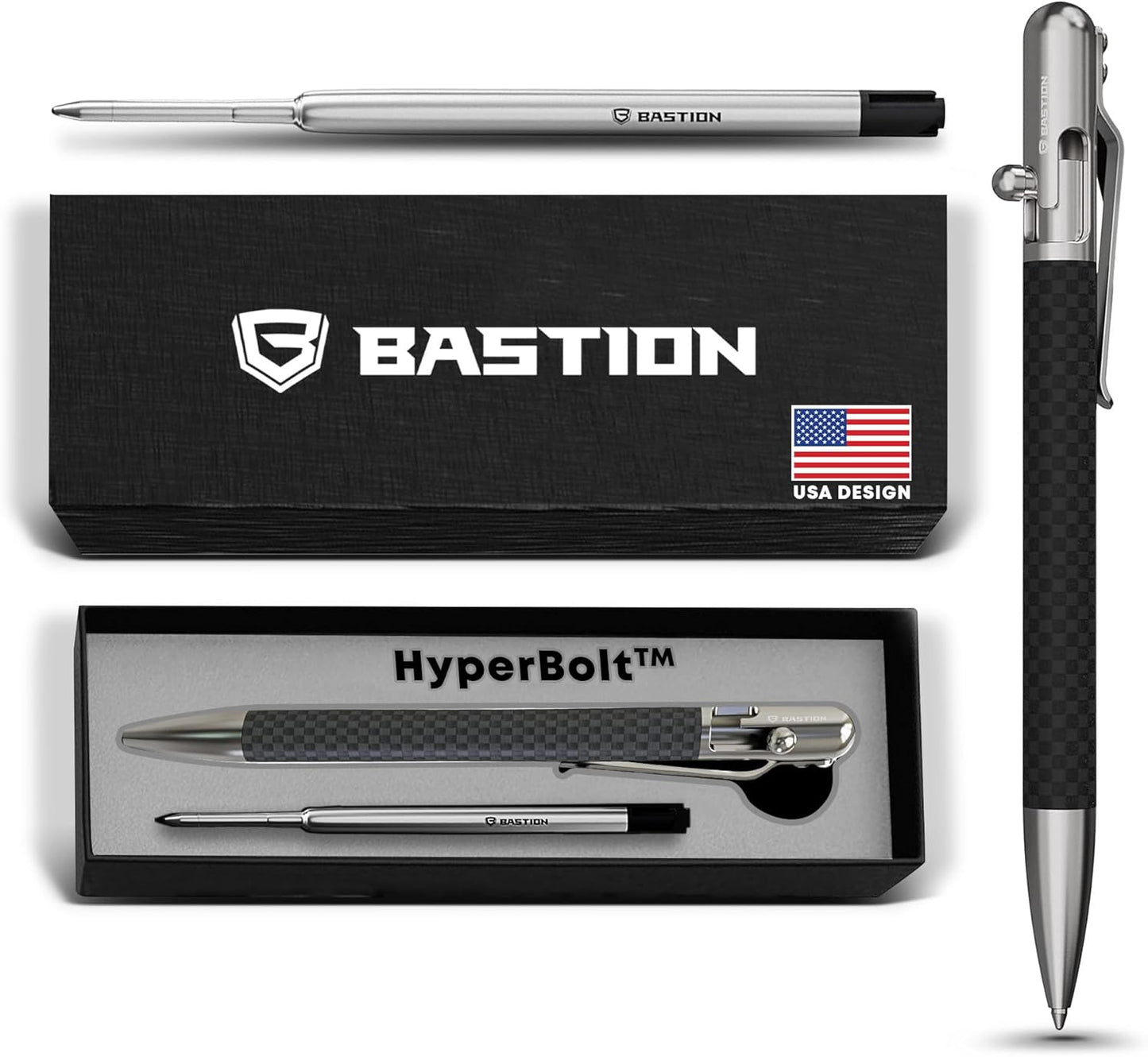 BASTION Luxury Slim Bolt Action Pen for Professional Use