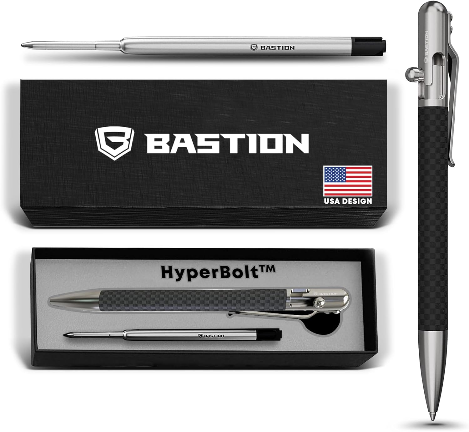 BASTION Luxury Slim Bolt Action Pen for Professional Use