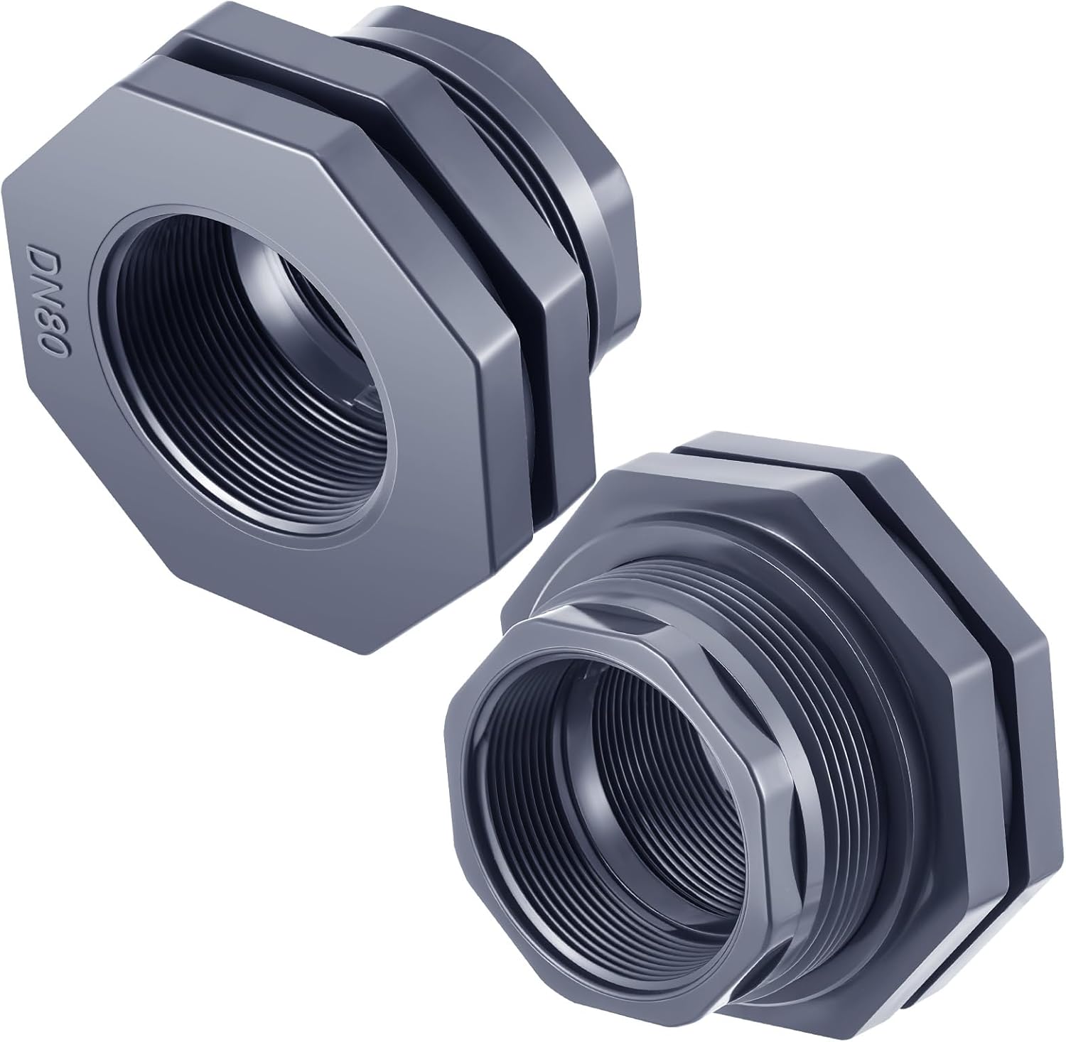 3 Inch PVC Bulkhead Fitting for Water Tanks and Aquariums