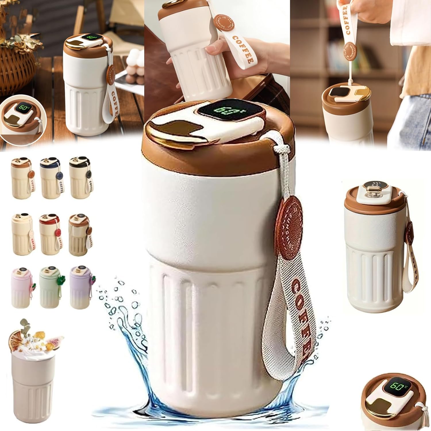 Tealier Smart LED Coffee Mug - Keep Hot/Ice!
