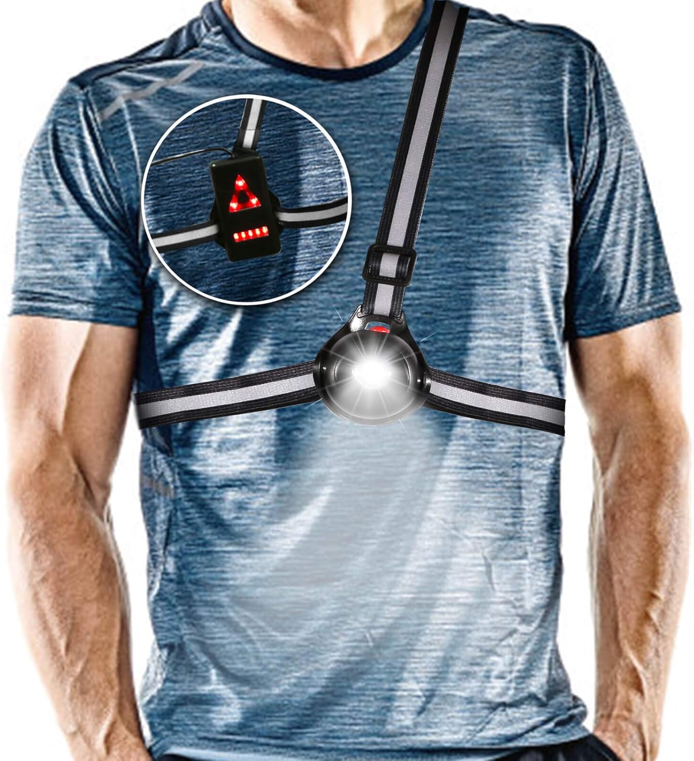 ALOVECO LED Chest Light: Bright Night Running
