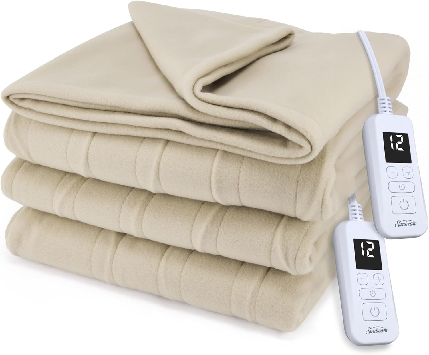Sunbeam Royal Ultra Fleece Heated Electric Blanket for Comfort