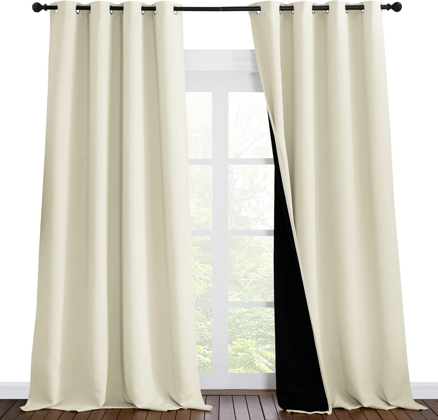 NICETOWN Cold Reducing Curtains for Full Light Blocking Needs