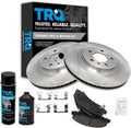 TRQ Front Brake Pad & Rotor Kit Ceramic Compatible with GM Models