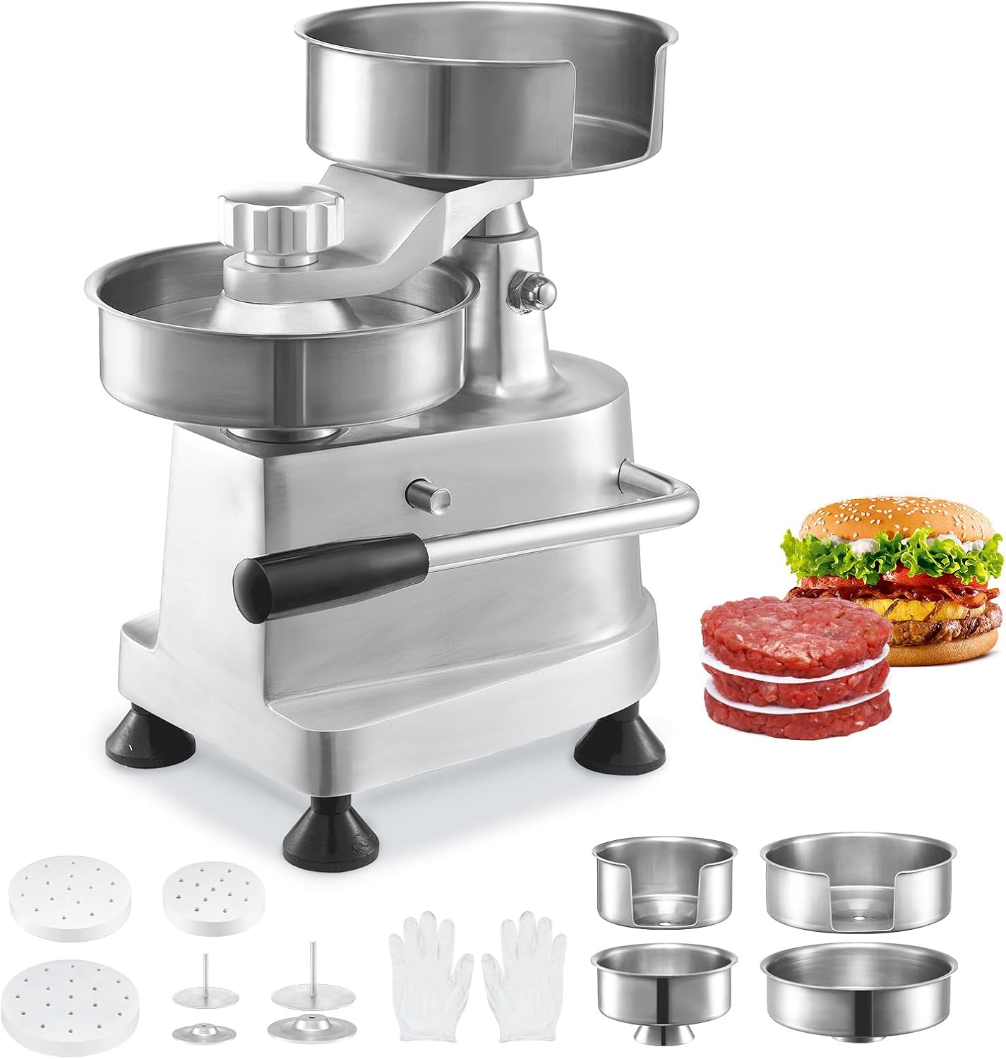 VEVOR Commercial Burger Patty Maker for Quick and Easy Patties