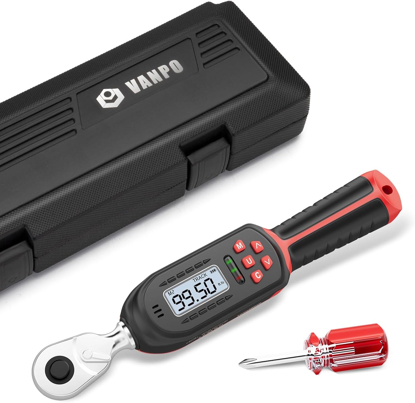 Digital Torque Wrench for Automotive, Motorcycle & Bicycle Use