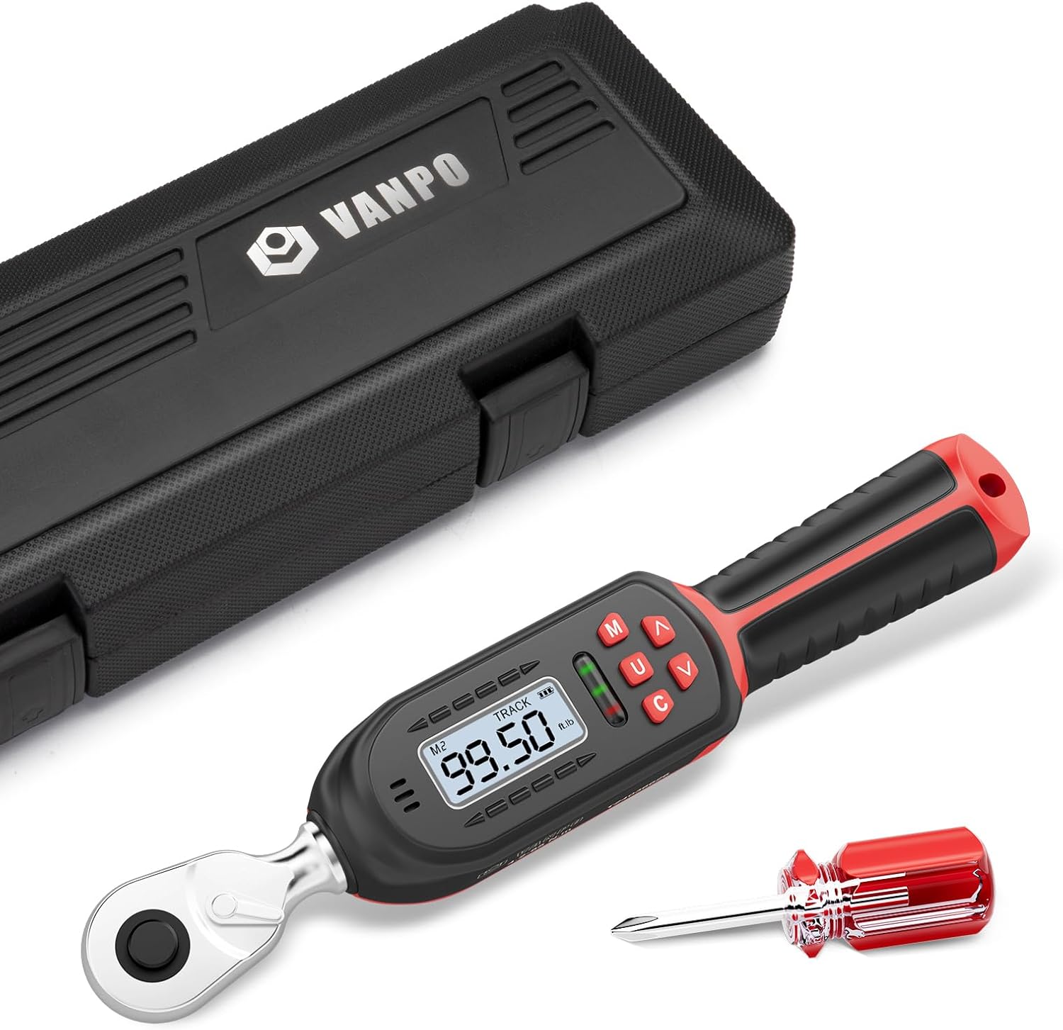 Digital Torque Wrench for Automotive, Motorcycle & Bicycle Use