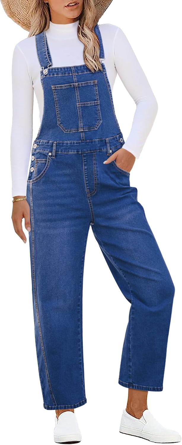 Luvamia Barrel Leg Overalls for Women - Stylish and Comfortable