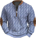 Fall Fashion 1/4 Zip Men's Sweatshirt: Casual Style Elevated