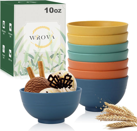 Unbreakable Mini Dessert Bowls Set - Kid-Friendly & Microwave Safe