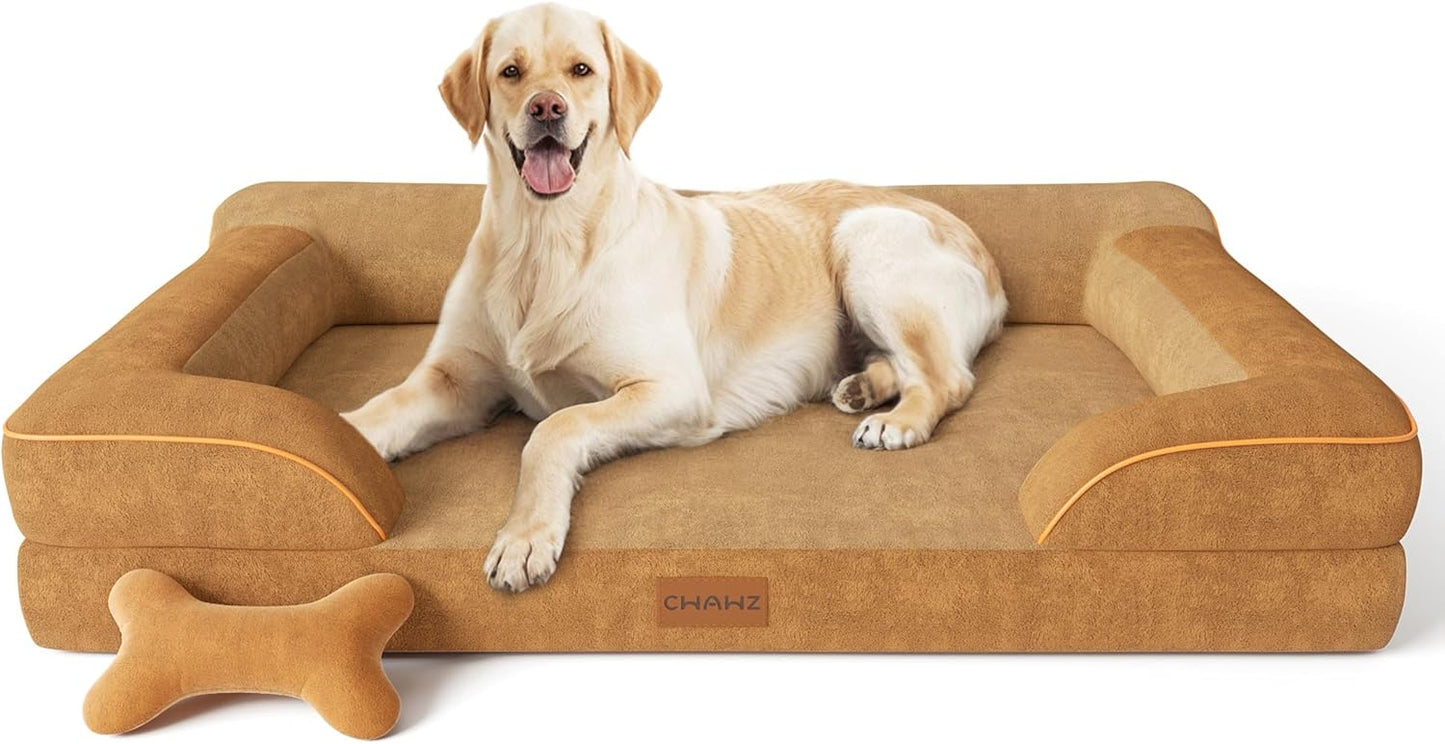 Jumbo Dog Bed for Extra Large Dogs with Orthopedic Support