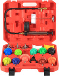 18PCS Radiator Pump Pressure Tester Kit - Cooling System Leak Test