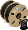 DURAMIC 3D PLA+ Filament 1.75mm 2Kg Black - Tough, Low-Shrink PLA