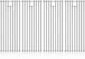 4Pack 7.5in x 19.25in Stainless Steel Grill Grates Replacement - Easy