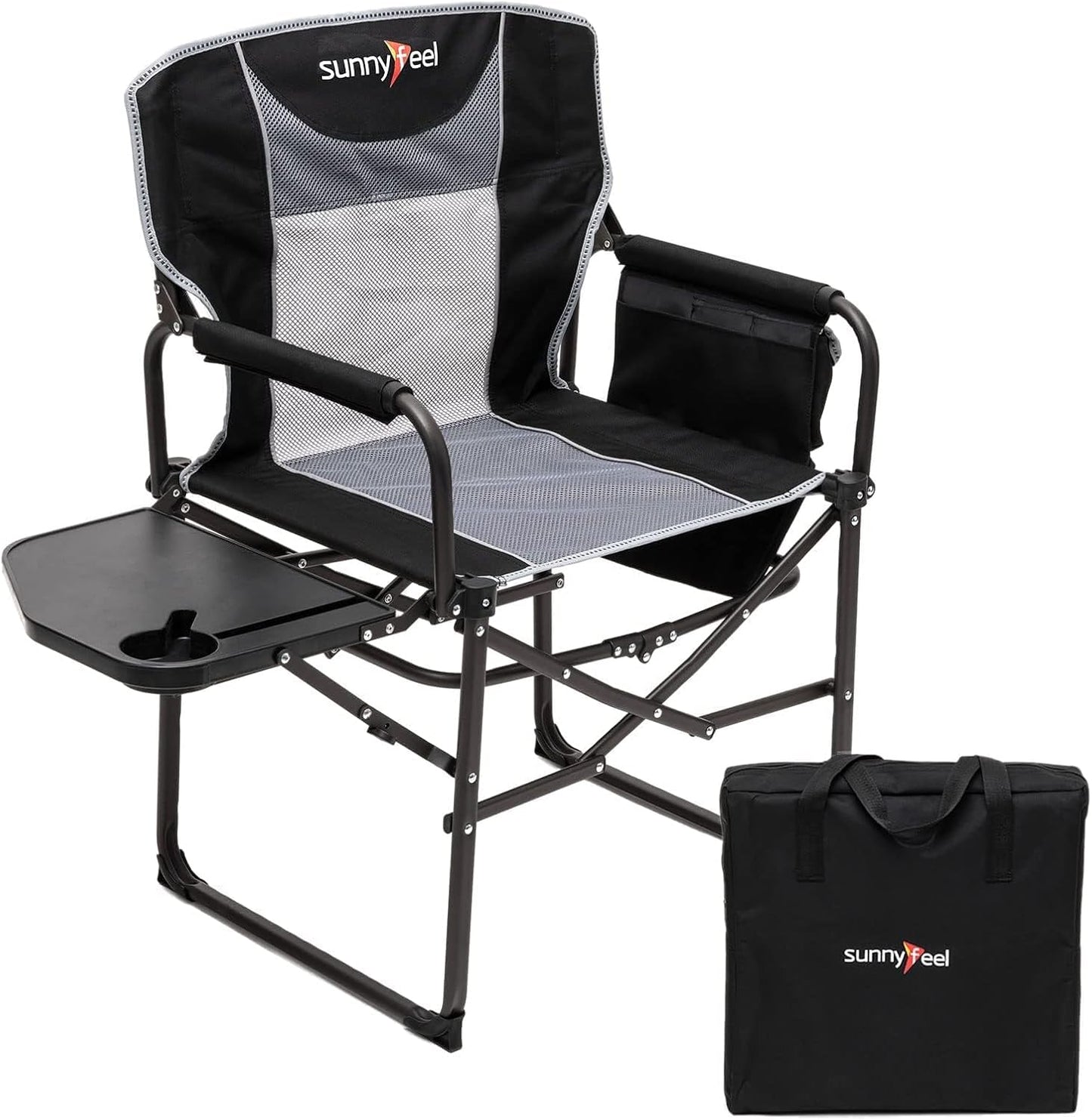SUNNYFEEL Oversized Camping Directors Chair for Ultimate Comfort