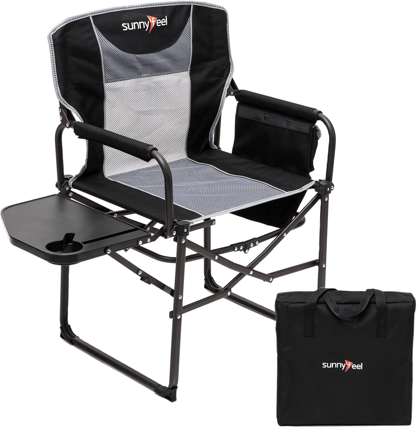 SUNNYFEEL Oversized Camping Directors Chair for Ultimate Comfort