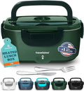 Electric Lunch Box for Adults 80W Heated Lunch Box - Portable Food