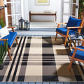 SAFAVIEH Courtyard 9 ft x 12 ft Area Rug - Weather Resistant Outdoor