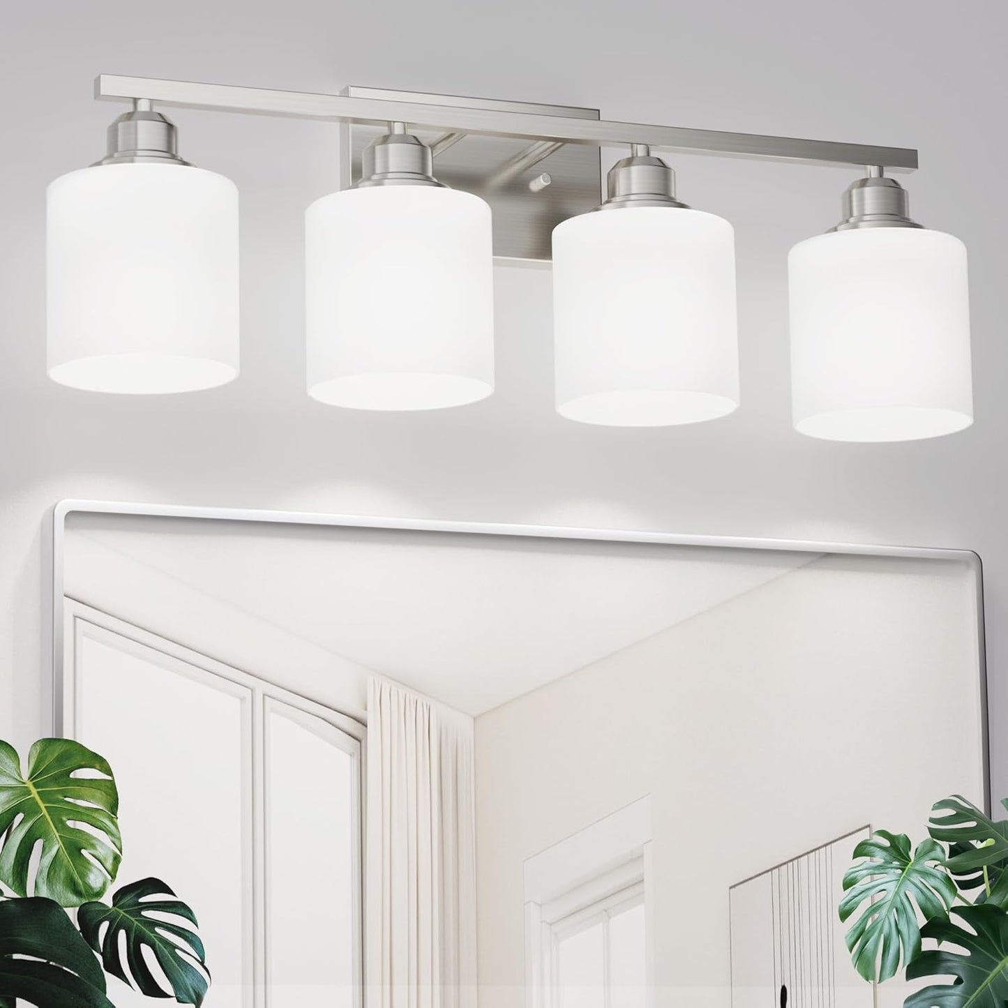 Sailstar 4-Light Bathroom Light Fixtures for Modern Spaces