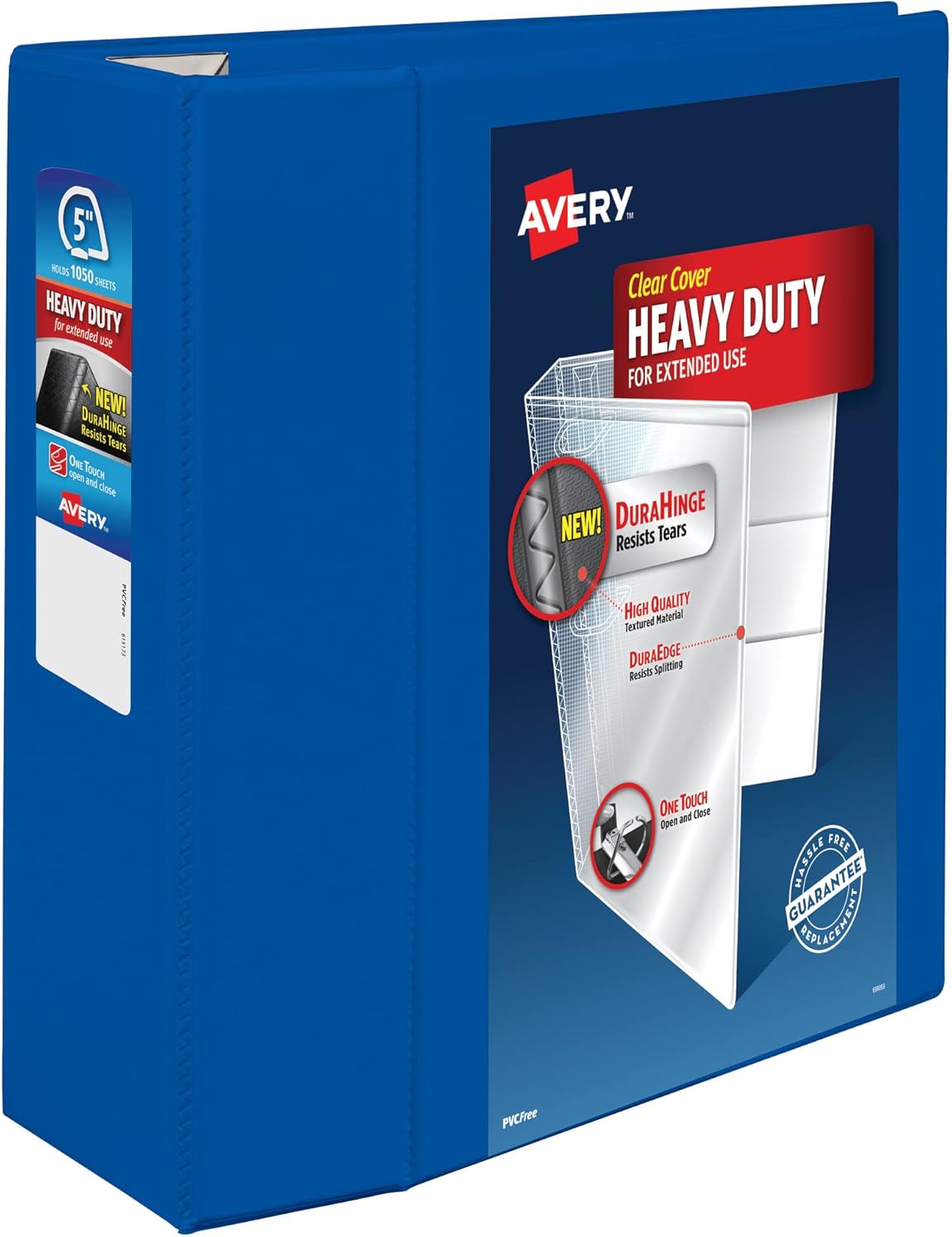Avery Heavy-Duty View 3 Ring Binder with 5 Inch EZD Rings