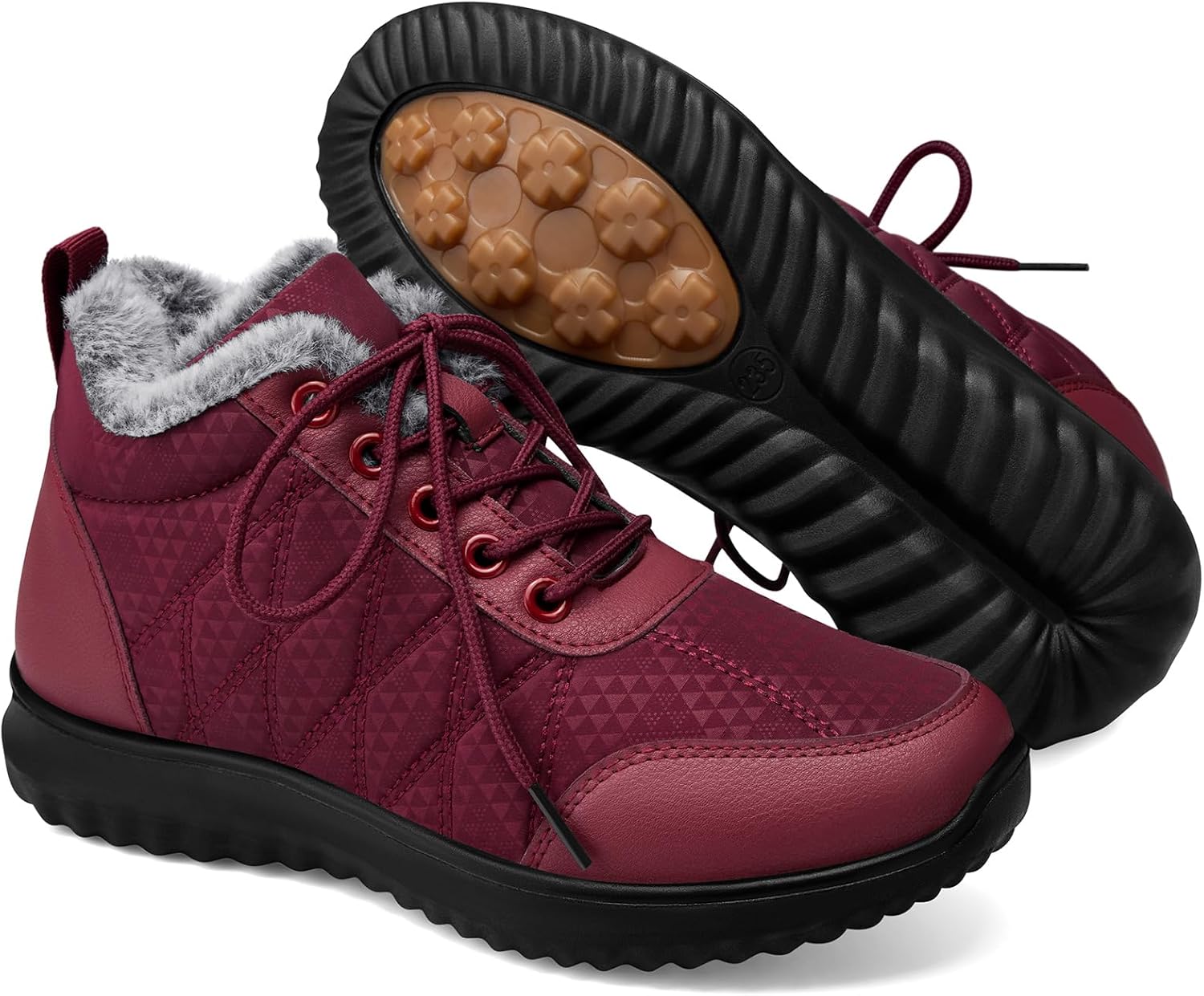SHIBEVER Snow Boots for Women: Warm, Comfortable, Waterproof