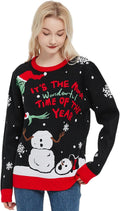 Festive Plus Size Couple's Christmas Sweater by Kofero