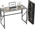 Folding Desk 31.5in x 19.7in for Small Spaces - No Assembly Needed