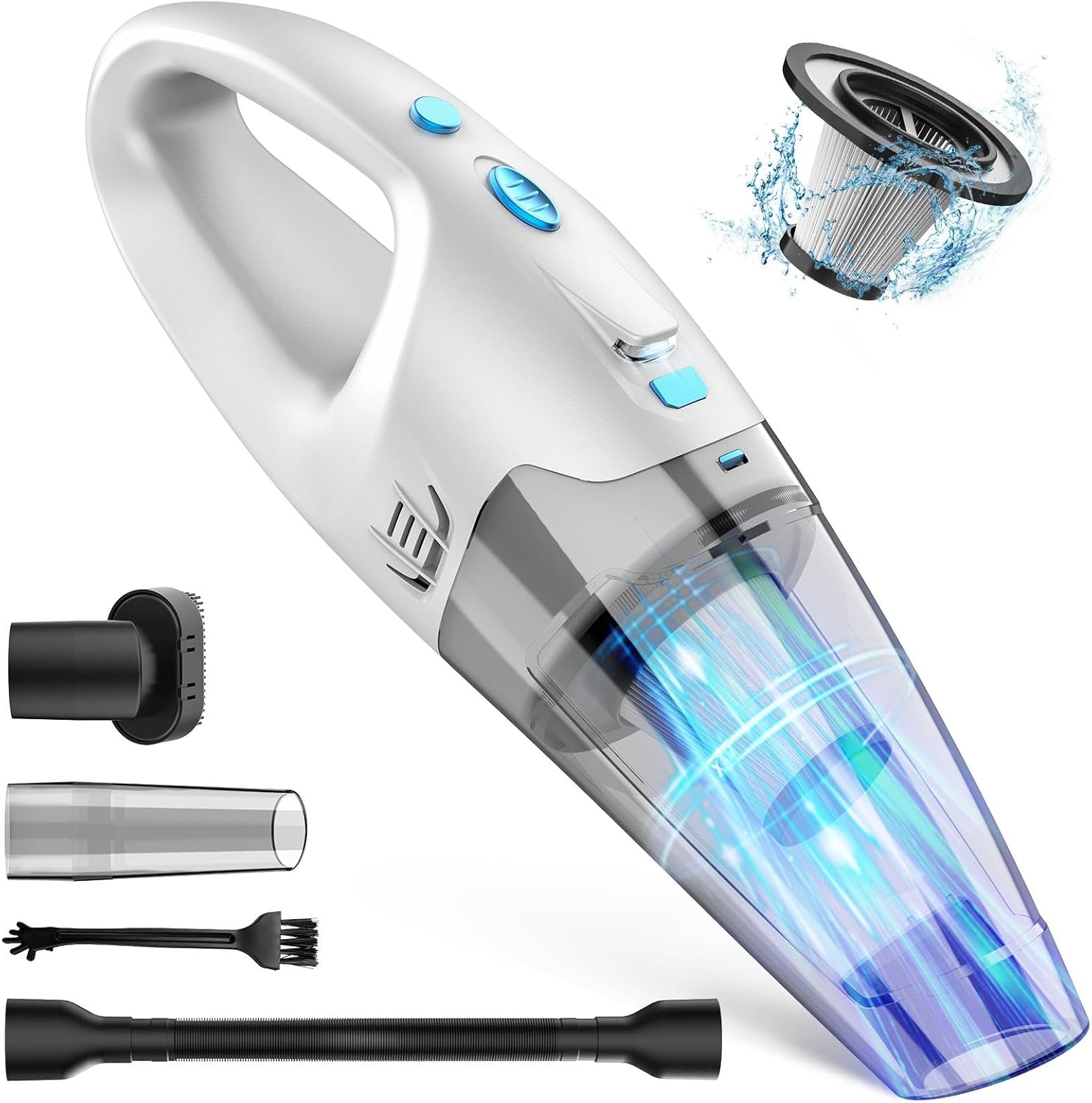 Compact Cordless Handheld Vacuum - Powerful & Portable