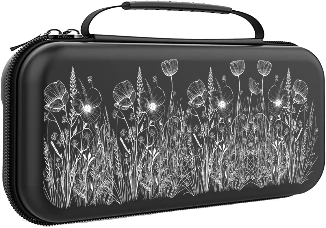 Wild Flowers Switch Case for Nintendo Switch OLED and Lite