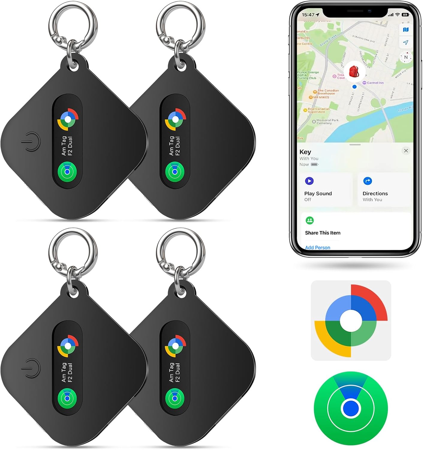 Bluetooth Tracker for iOS or Android - Smart Item Locator