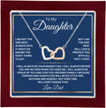 To My Daughter Necklace From Dad - 14K Pendant Birthday Gift