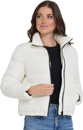 Cropped Puffer Jacket for Women - Warm, Lightweight Winter Coat Madden
