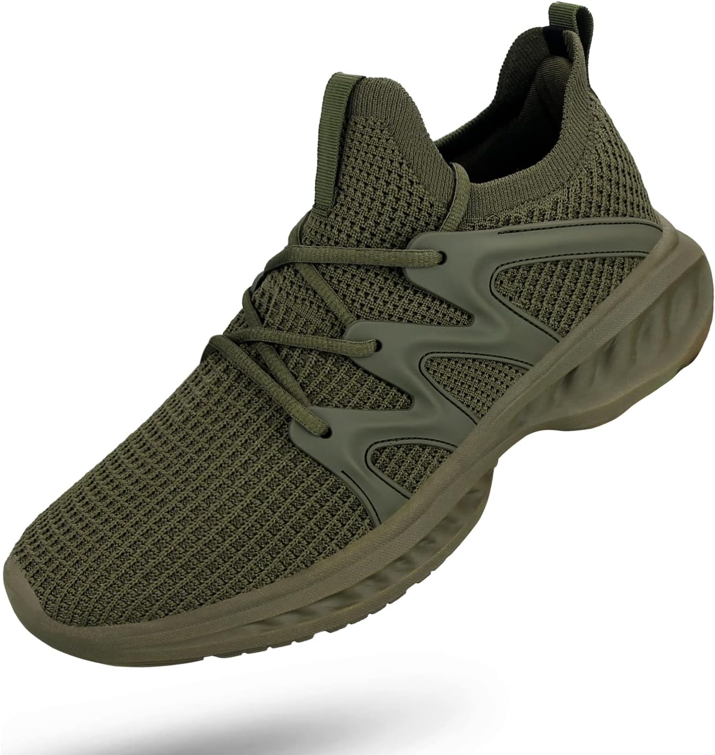 Pujcs Men's Slip on Walking Shoes: Lightweight & Breathable Sneakers