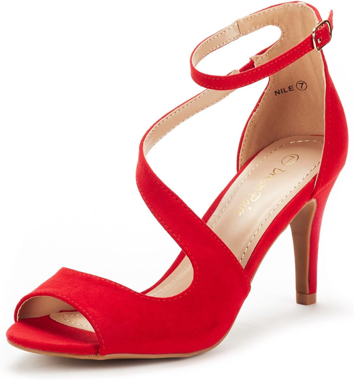 DREAM PAIRS Women's NILE Fashion Stilettos Open Toe Sandals