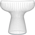 Oojami Lunara Clear Plastic Margarita Glasses for Parties