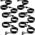 Outdoor Extension Cord 100 FT with 12 Evenly Spaced Outlets