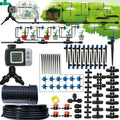 Drip Irrigation System with Water Timer 162ft Kit - Easy Auto Watering