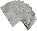 3 in x 6 in Dark Slate Subway Tile Peel and Stick Backsplash - 100