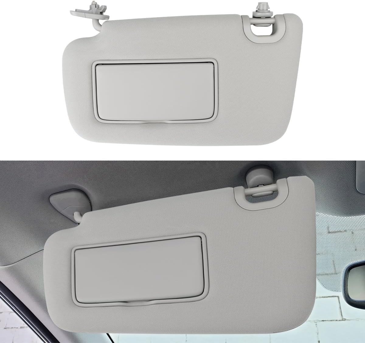 INTGET Driver Side Sun Visor for Nissan Sentra 2013-2019
