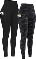 PHISOCKAT High Waist Yoga Pants with Pockets - Tummy (Style 6NGB)