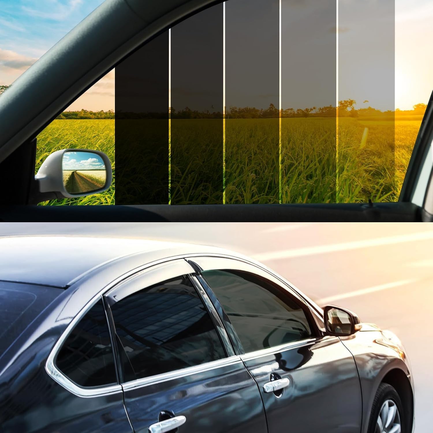 Vepagoo 35% VLT Ceramic Car Window Tint Film for SUVs & Trucks