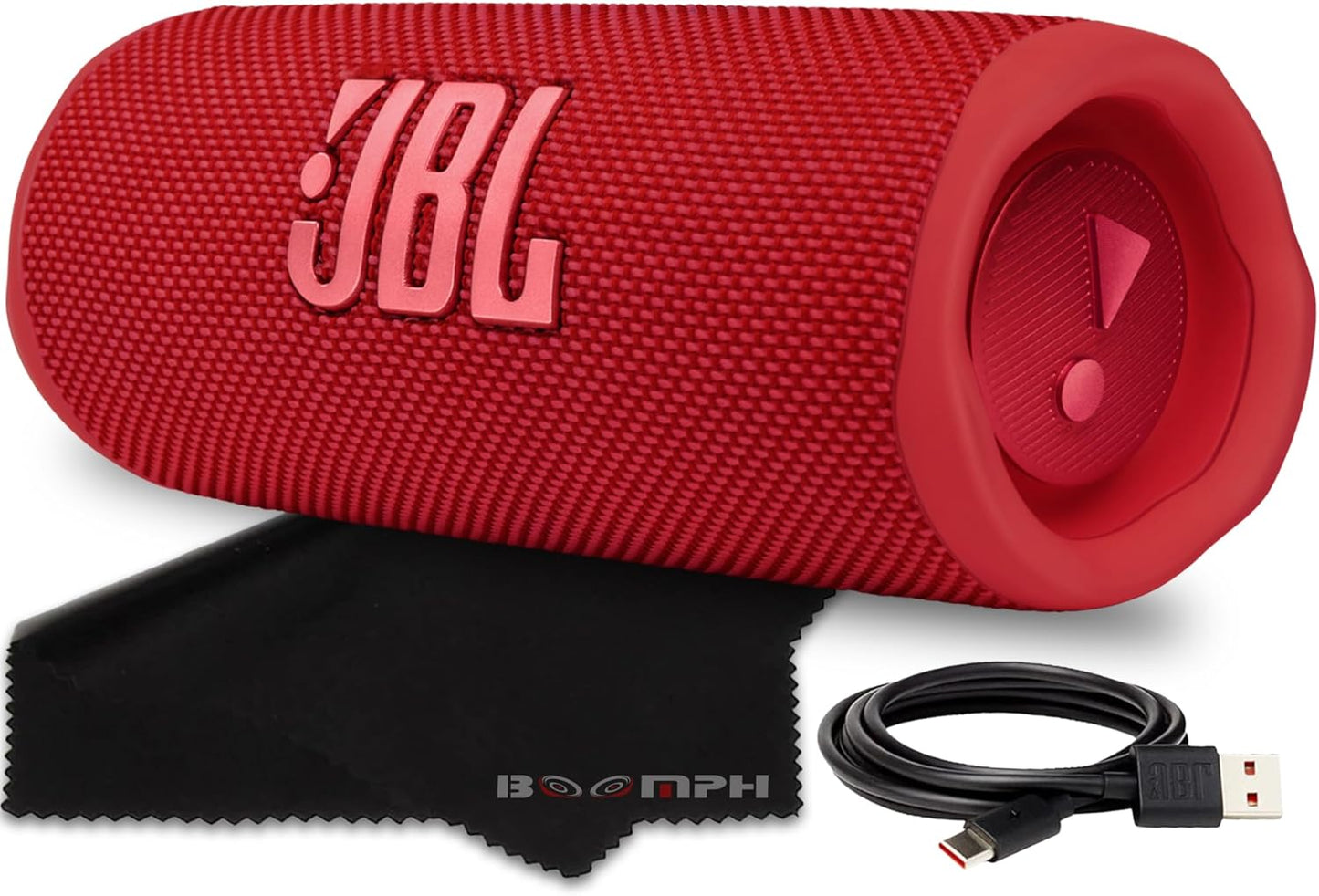 JBL Flip 6 Portable Bluetooth Speaker - Waterproof & Dustproof - Red