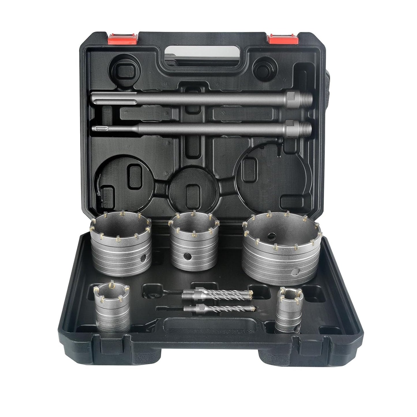 BINOTA 9PCS Concrete Hole Saw Kit for Masonry and Brick Work
