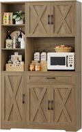 HOSTACK 71ft Tall Kitchen Pantry Storage Cabinet - Farmhouse Pantry