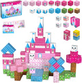 150PCS Magnetic Blocks Pink Princess Castle Set - Creative STEM Toy