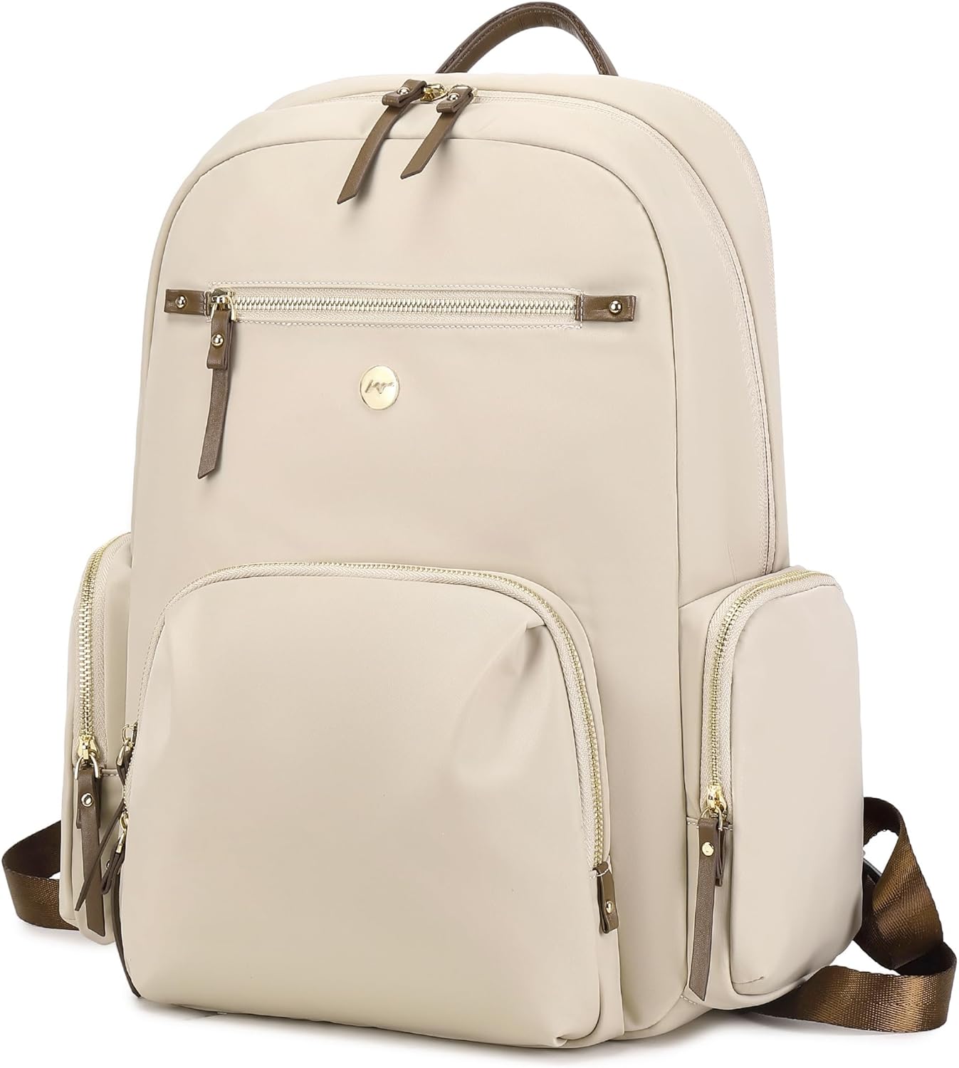 15.6-Inch Lightweight Nylon Daypack for Women and Travel